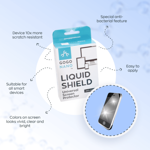 Liquid Screen Protector GoGoNano Liquid Shield with features