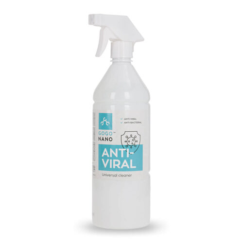 GoGoNano lactic acid based Anti-Viral disinfectant cleaner 1L in spray bottle