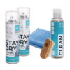 Nano waterproof coating and cleaning family pack