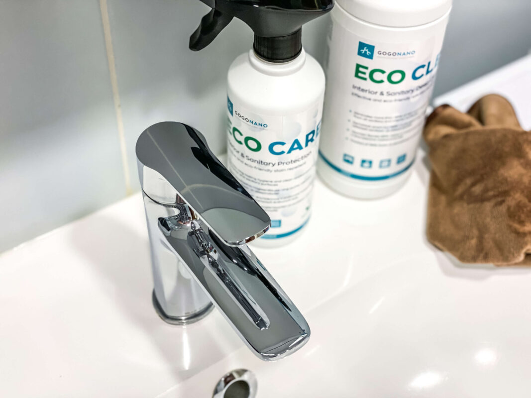 EcoClean sanitaarpuhastusvahend eemaldab plekid vaevata