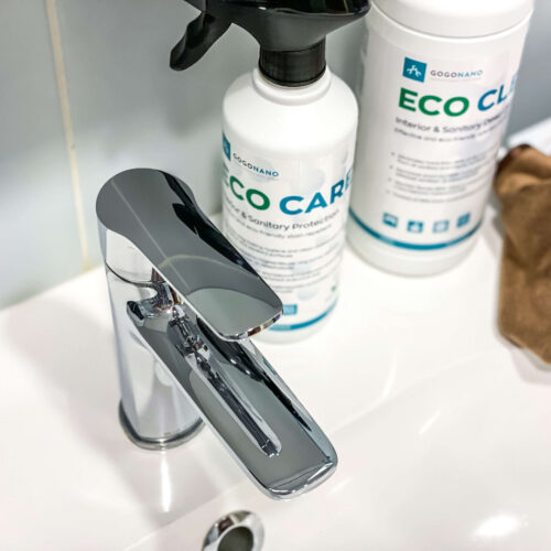 EcoClean sanitaarpuhastusvahend eemaldab plekid vaevata
