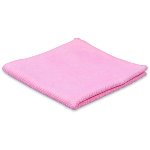Microfiber Tricot Terry Towel Cloth, 60 x 70 cm, pink