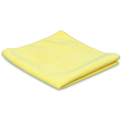 Microfiber terry cloth tricot luxe, 40 x 40 cm, yellow
