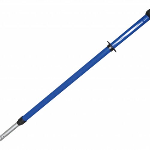 Telescopic mop handle with rotating ball grip