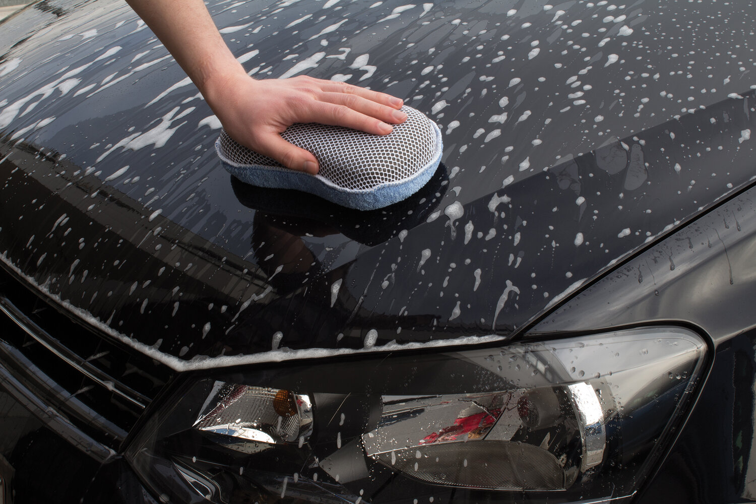 Car washing microfiber sponge