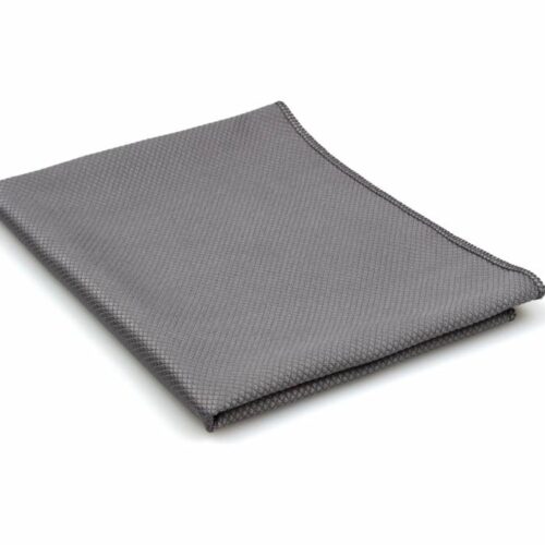 Microfibre metalik tea towel cloth 40 x 75 cm grey