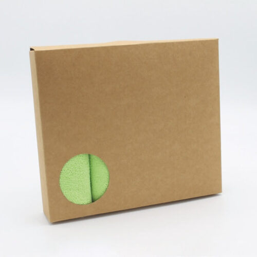 Recycled cleaning cloths green cardboard box