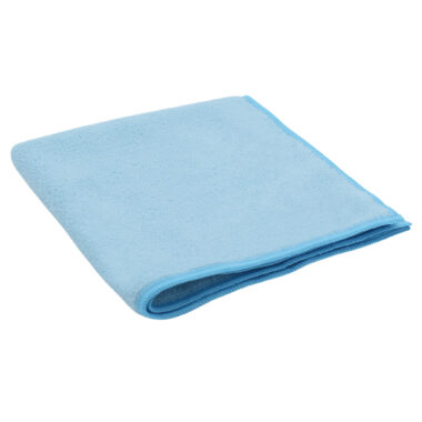 5er-Box recycelte Reinigungstücher rPET 38 x 38 cm, blau