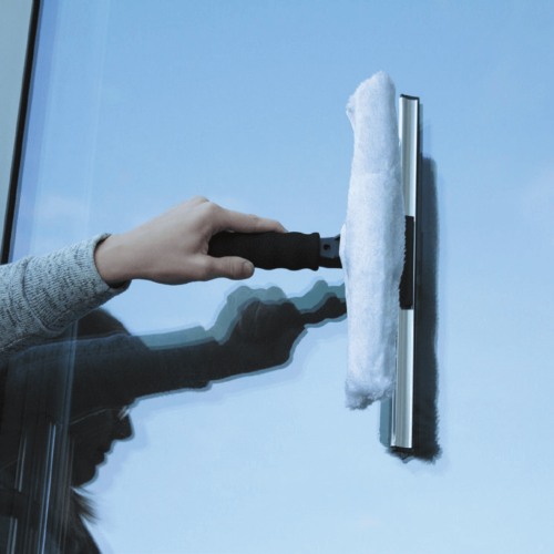 Multi-Purpose Window Squeegee Scrubber