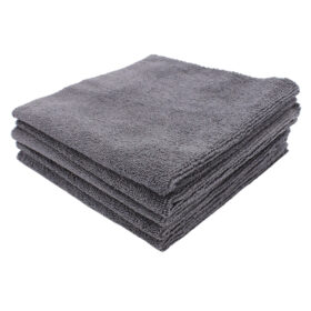 Edgeless Microfiber Towel Sonic Cut, Anthracite, 40 x 40 cm