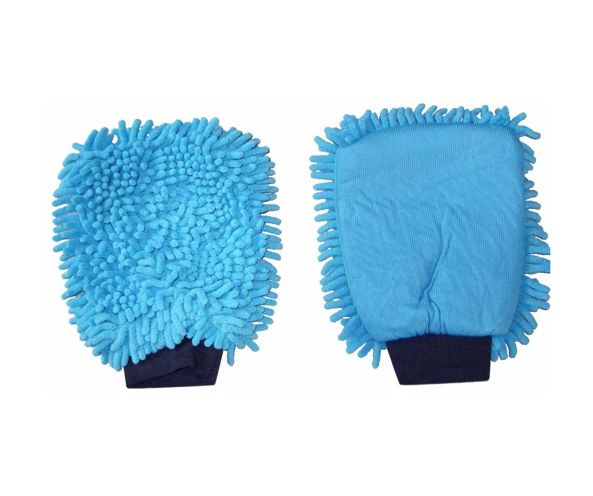 Mikrofiiber auto pesukinnas "RASTA" Sinine kahepoolne mikrofiiber autopesukinnas