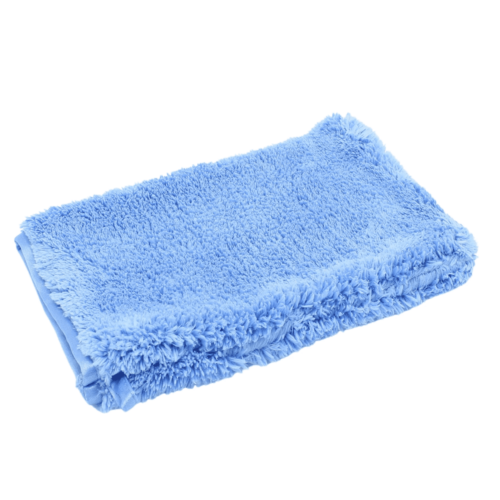 Elegant blue microfiber dusting glove