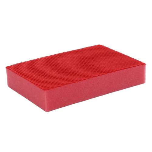 Bag of 4 red kitchen sponges