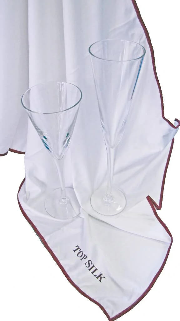 Mikrošķiedras stikla un logu tīrīšanas drāniņa Top Silk, 50 x 70 cm Mikrošķiedras stikla un logu tīrīšanas drāniņa Top Silk, 50 x 70 cm, balta