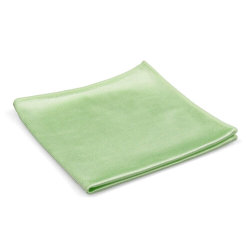 Glass and mirror cleaning cloth DUO 40 x 40 cm green