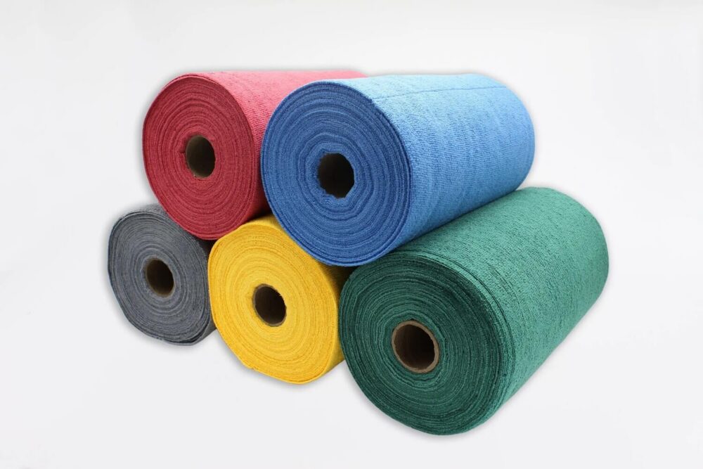 Reusable Microfiber Towel Roll 75 Sheets 30x30cm multiple colors