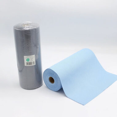 Microfibre glass cleaning cloths Top Glass roll, grey & blue
