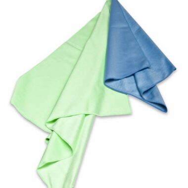 Microfiber Glass Towel Maxi-Glass for Windows, 55 x 65 cm, blue/green