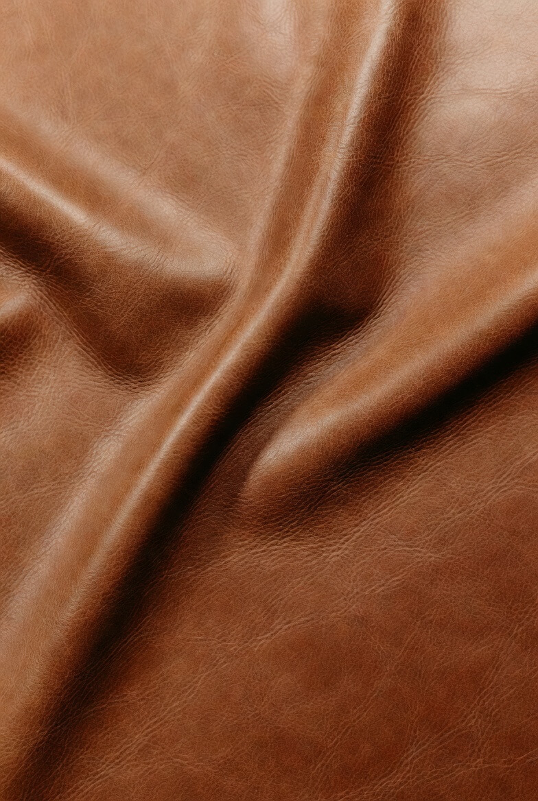 Natural leather material for nano coating