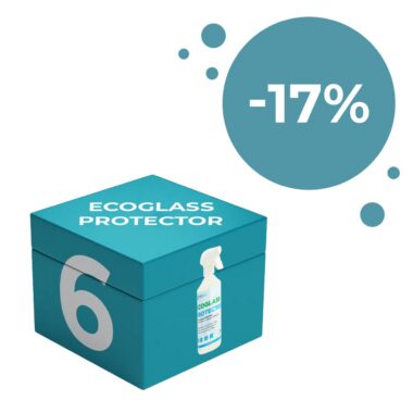 Nanokaitse klaasile EcoGlass Protector, 500ml, 6-pakk