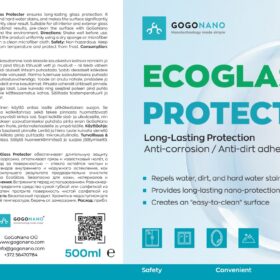 Nanopinnoite lasille EcoGlass Protector, 500 ml