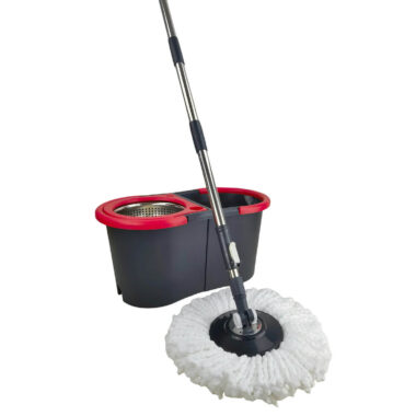 GoGoNano Turbo Mop DUO tsentrifuugiga mopp kaheosalise ämbri ja mikrofiibermoppidega