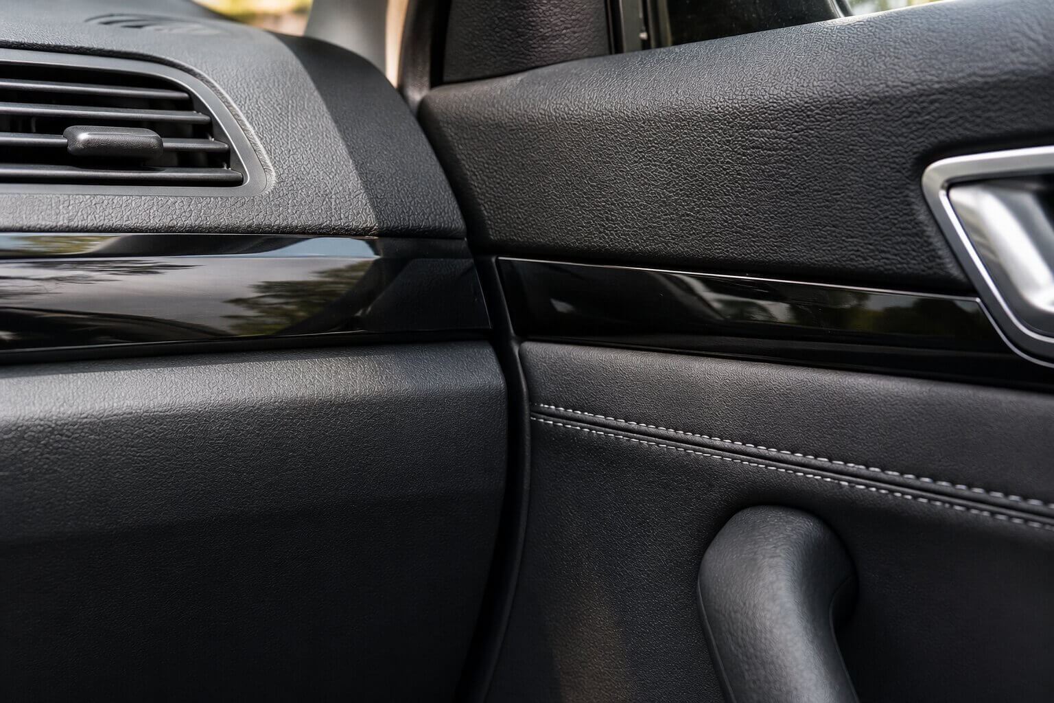 car interior materials plastic leather gloss 1
