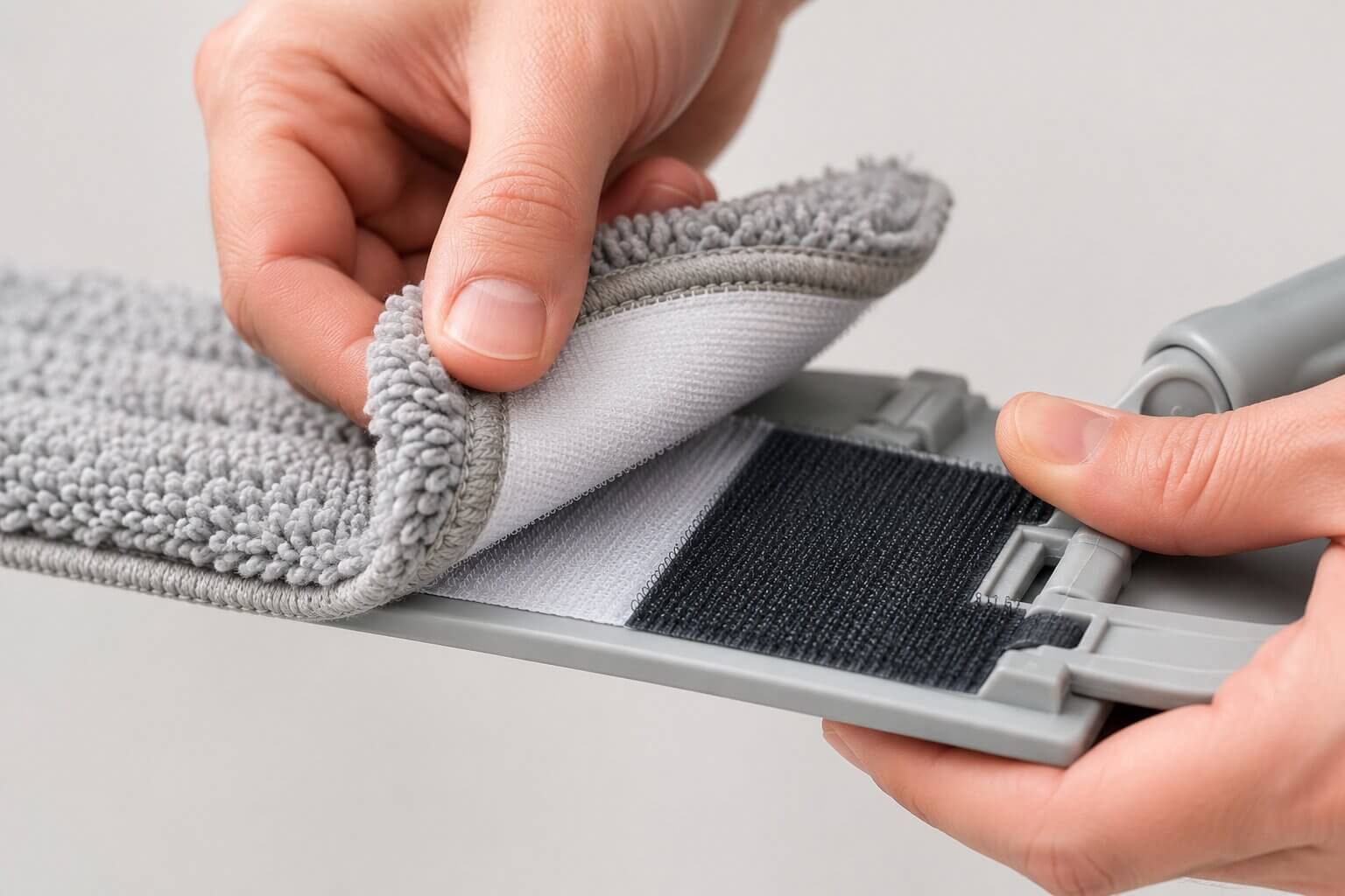 mop pad velcro attachment